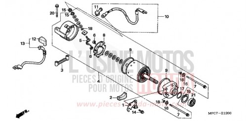 MOTORINO DI AVVIAMENTO FMX6506 di 2006